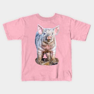 Dirty little piglet Kids T-Shirt